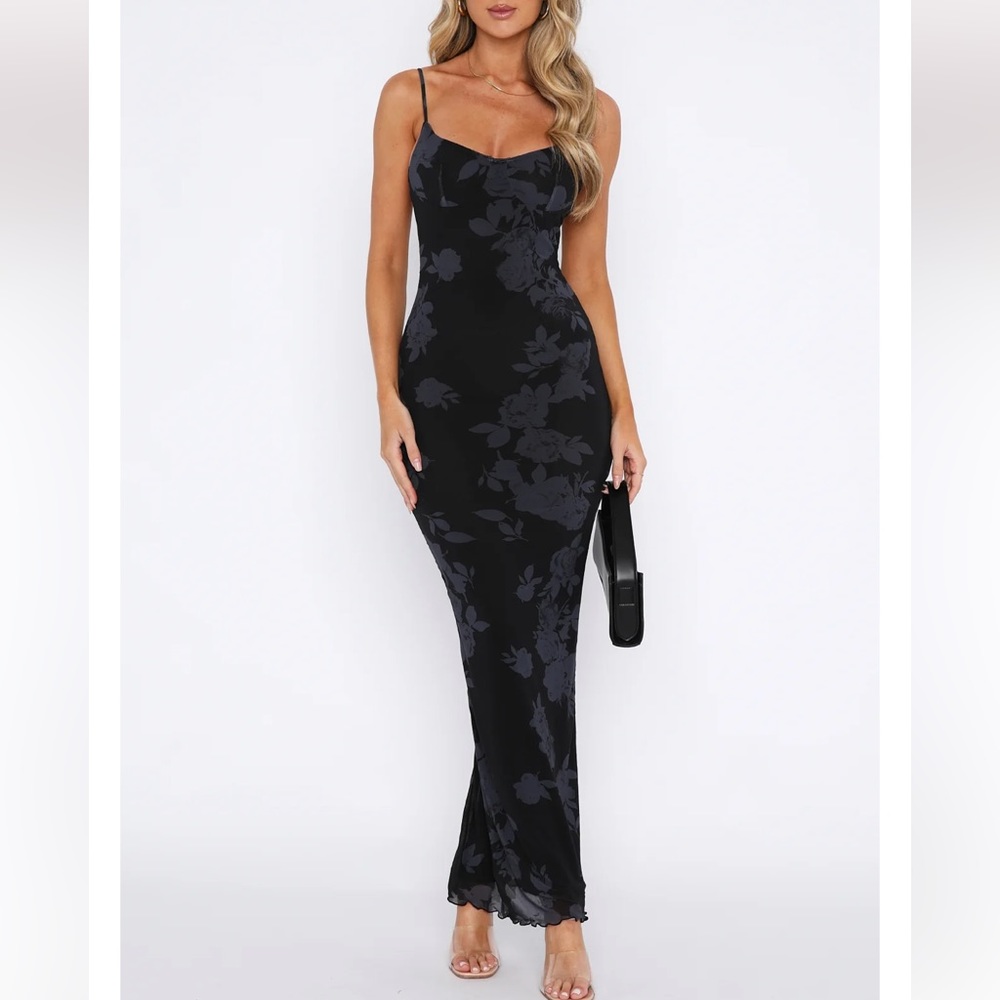 White Fox I don’t miss you maxi dress